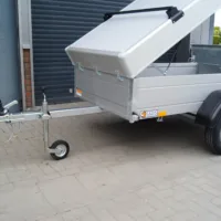 Deckelanhänger 255 X 133 X 52 cm 750 kg Aluminium