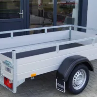 Tieflader 255x133cm 750kg Aluminium Anhänger – Bild 2