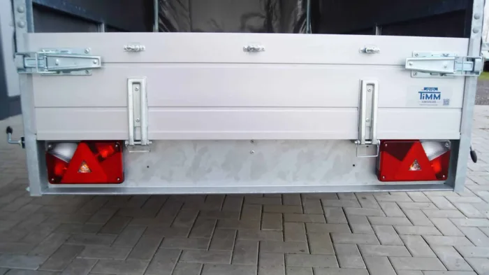 Tieflader 255x133cm 750kg Hochplane grau 140cm – Bild 9