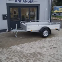 Tieflader 255x153cm 1500kg LED gebremst Rampenschacht