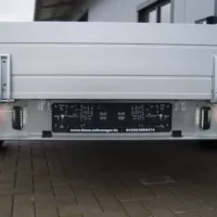 Tieflader 255x153cm 1500kg LED gebremst Rampenschacht – Bild 11