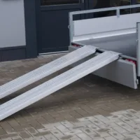 Tieflader 255x153cm 1500kg LED gebremst Rampenschacht – Bild 17