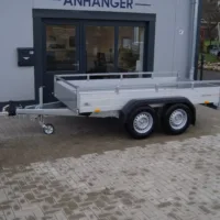 Tieflader 305x153cm 2700kg gebremst Rampenschacht