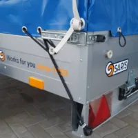 Tieflader XL 226x126cm 750kg Plane Blau – Bild 9