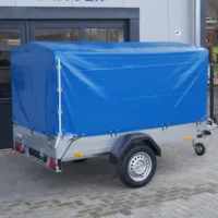 Tieflader XL 226x126cm 750kg Plane Blau – Bild 2