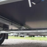 Tieflader 255x133cm 1350kg Hochplane grau 140cm – Bild 12