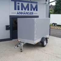 Tieflader 255x133cm 1350kg Hochplane grau 140cm