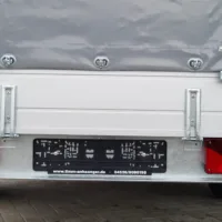 Tieflader 255x133cm 1350kg Hochplane grau 140cm – Bild 9