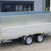 Dreiseitenkipper 406 204 3500kg verstärkt Stahlaufsatzwände – Bild 2