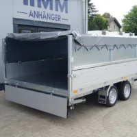 Dreiseitenkipper 406 204 3500kg verstärkt Stahlaufsatzwände Flachplane – Bild 3