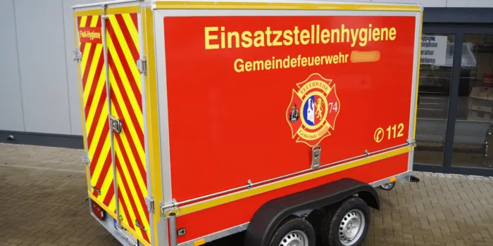 Kofferanhänger 306x154x180 2000kg Feuerwehr Einsatzstellenhygiene – Bild 3