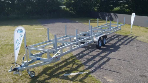 Langmaterialanhänger Rohranhänger Hochlader 10m 2700kg