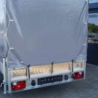 Tieflader 255x153cm 1500kg gebremst Rampe Plane Winde – Bild 3
