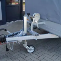 Tieflader 255x153cm 1500kg gebremst Rampe Plane Winde – Bild 4