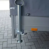 Tieflader 255x153cm 1500kg gebremst Rampe Plane Winde – Bild 9
