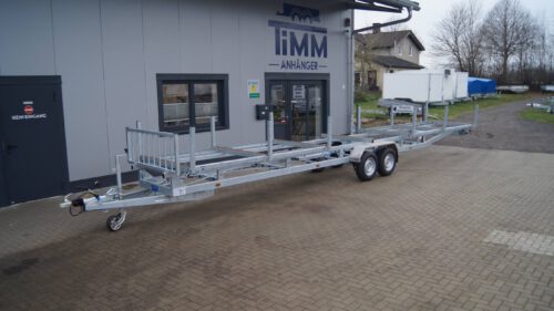 Langmaterialanhänger Rohranhänger Hochlader 10m+ 3500kg