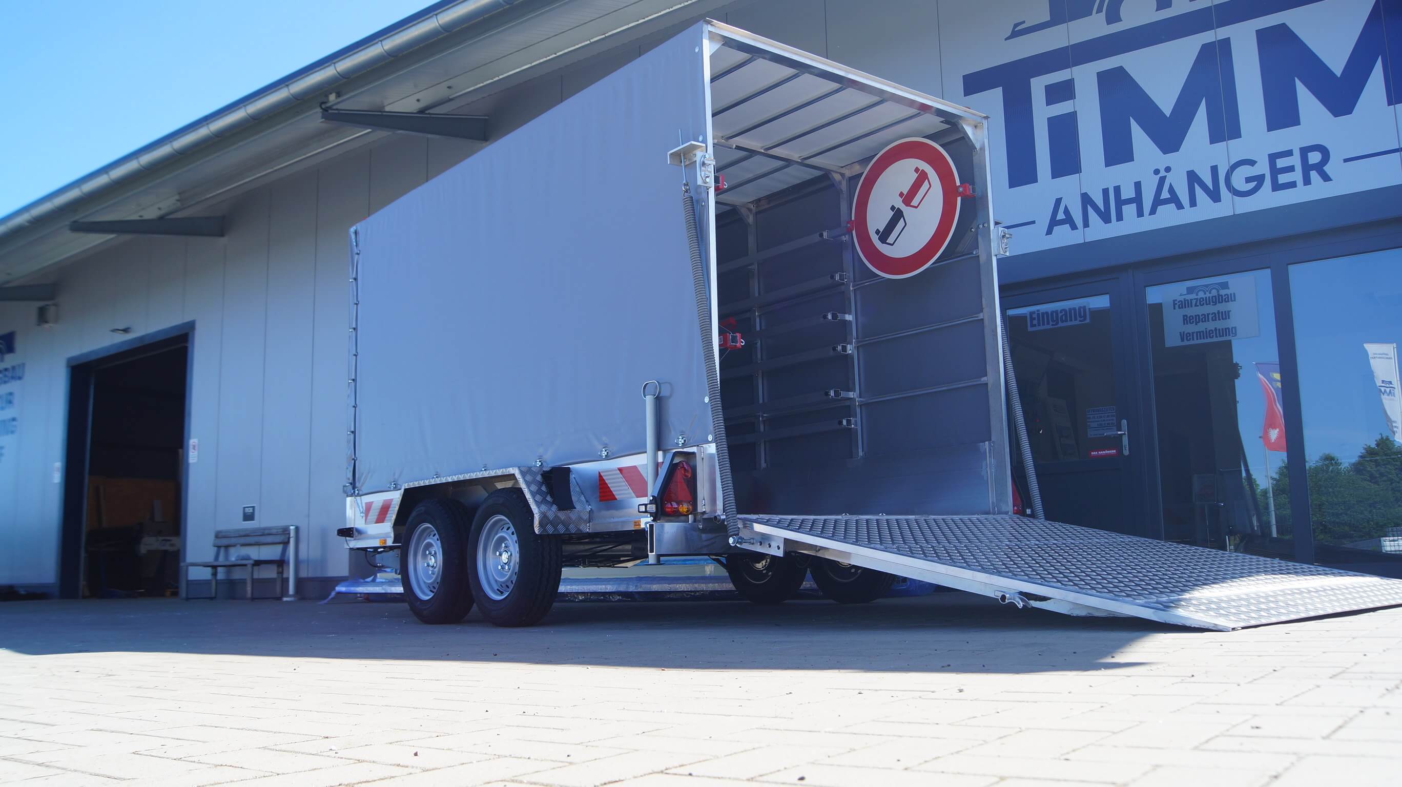 *Straßensicherheitsanhänger* Anhänger Tieflader Aluminium TL30 – Bild 8