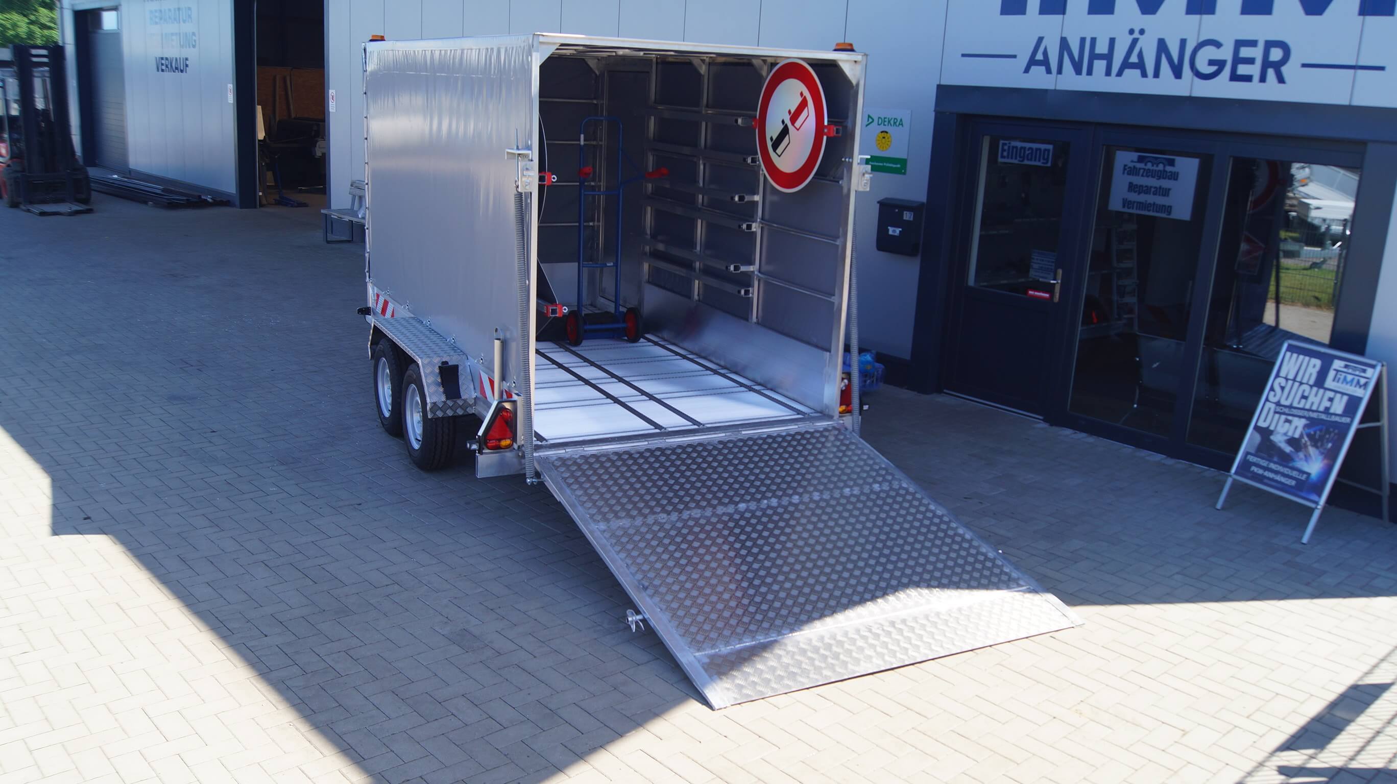 *Straßensicherheitsanhänger* Anhänger Tieflader Aluminium TL30 – Bild 7