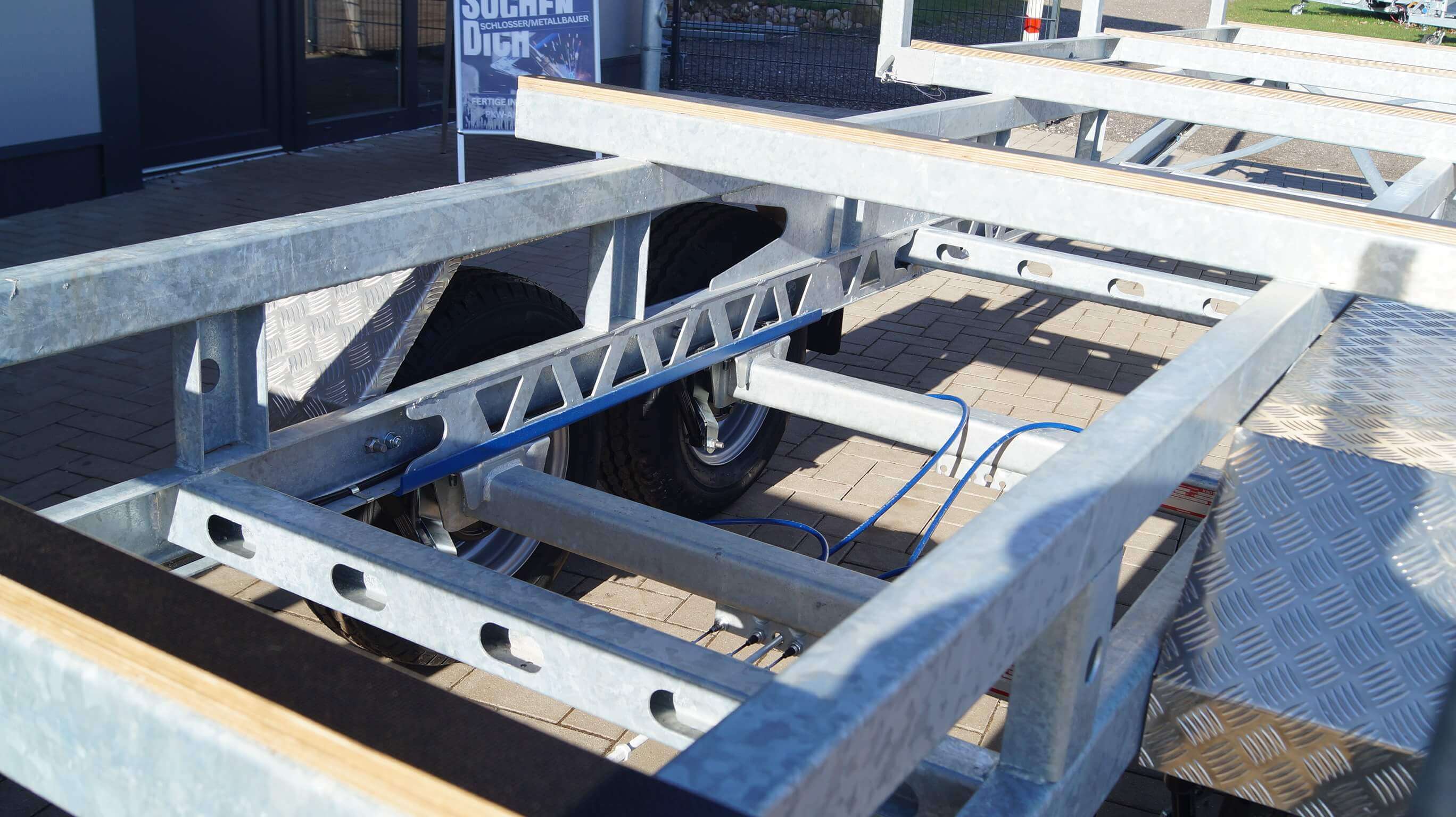 Langmaterialanhänger Rohranhänger 10m 2700kg -Basic- – Bild 9