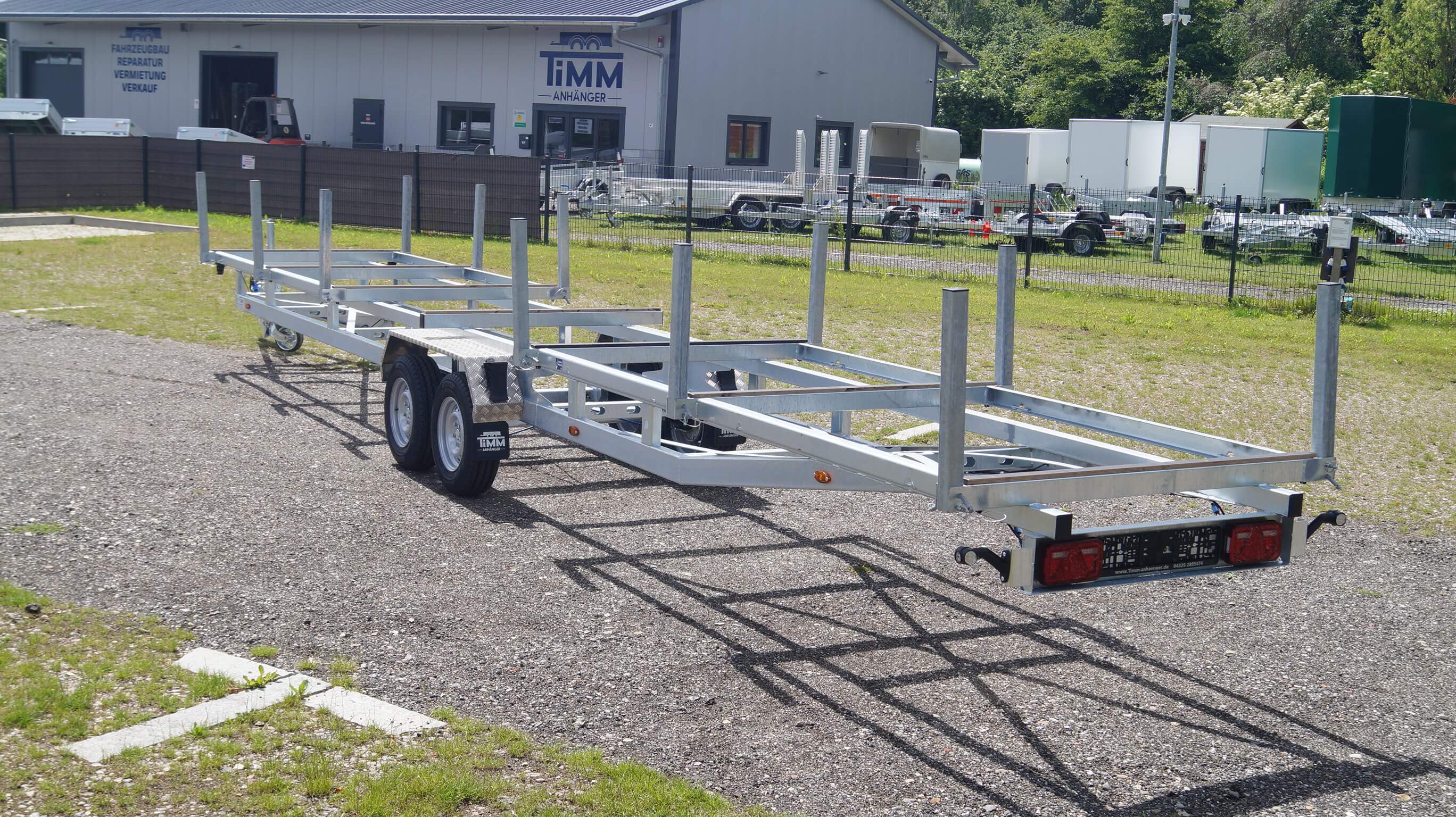 Langmaterialanhänger Rohranhänger 10m 2700kg -Basic- – Bild 6