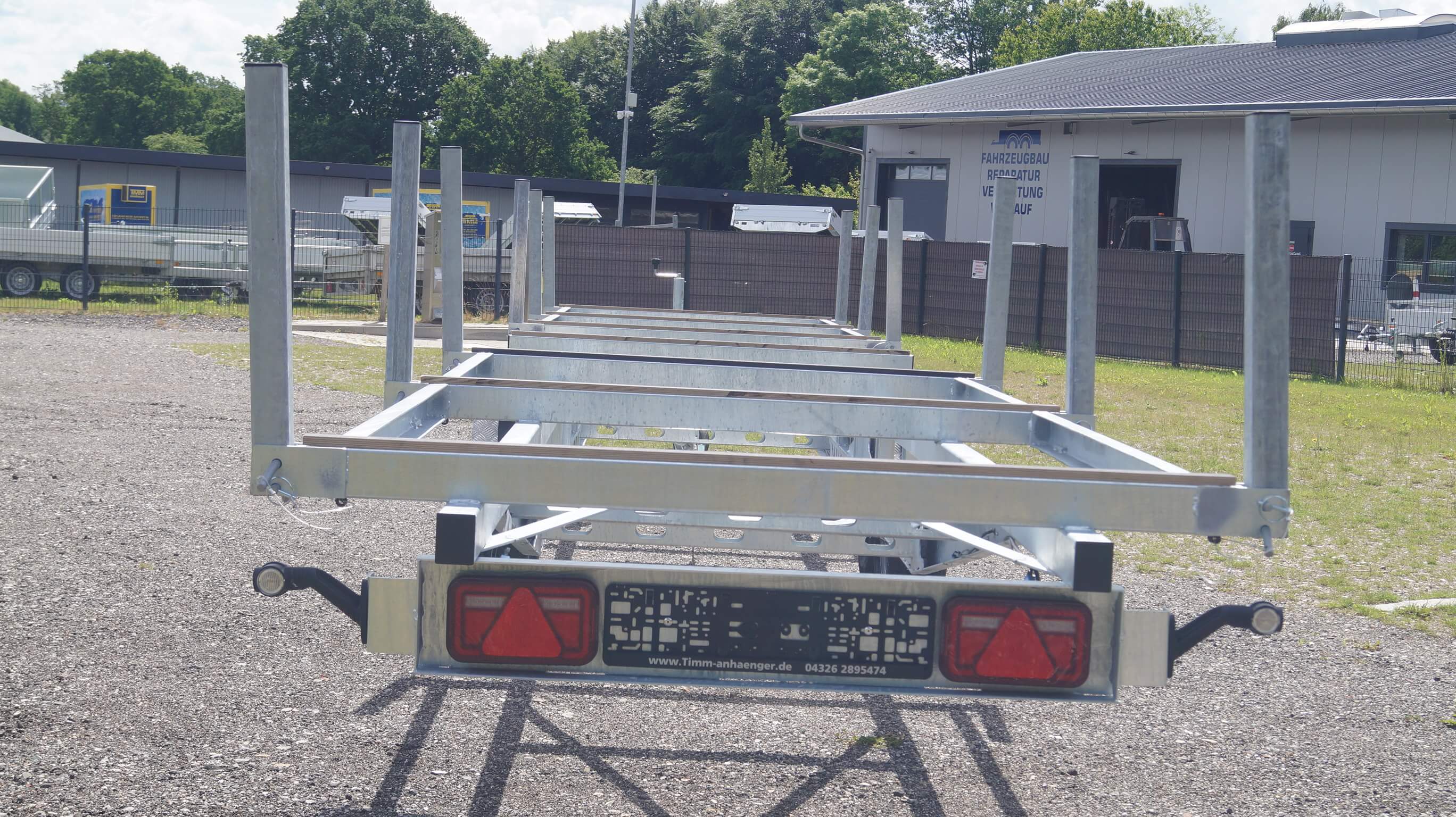 Langmaterialanhänger Rohranhänger 10m 2700kg -Basic- – Bild 8